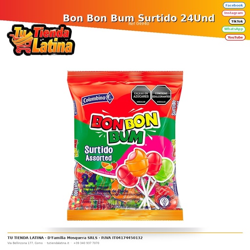 [04940] Bon Bon Bum Surtido 24Und