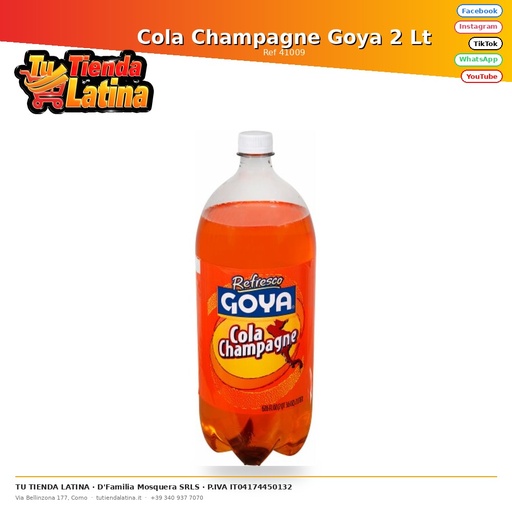 [41009] Goya Champagne Cola 2 Lt