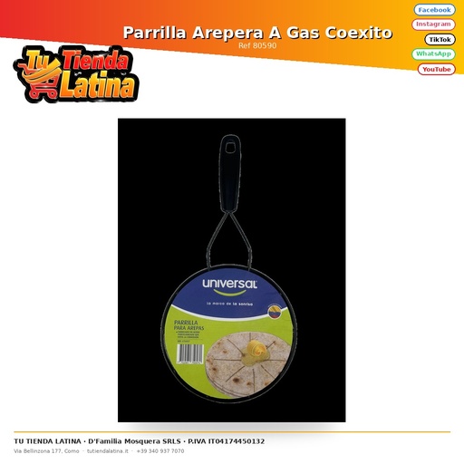 [80590] Coexito Gas Arepera Grill