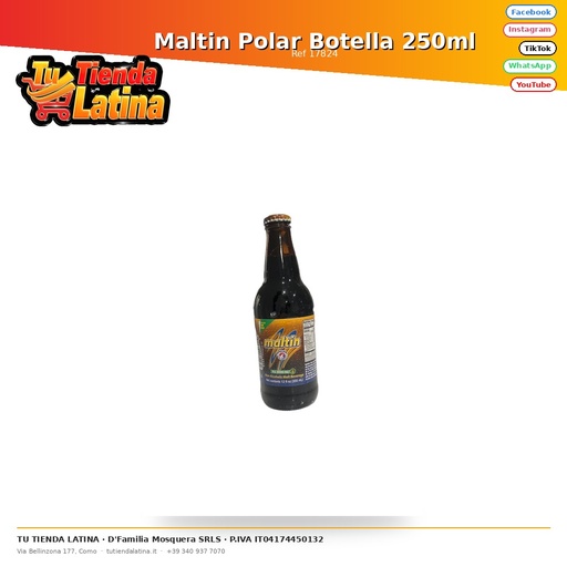 [17824] Maltin Polar Bottle 250ml