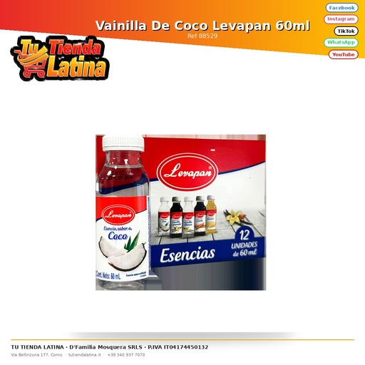 [88529] Levapan Coconut Vanilla 60ml