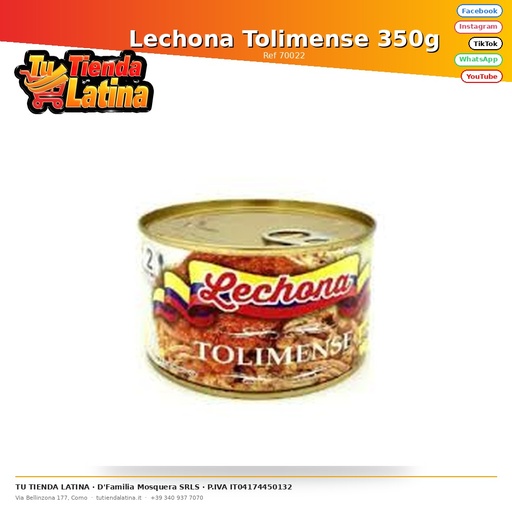 [70022] Maialino da latte Tolimense 350g