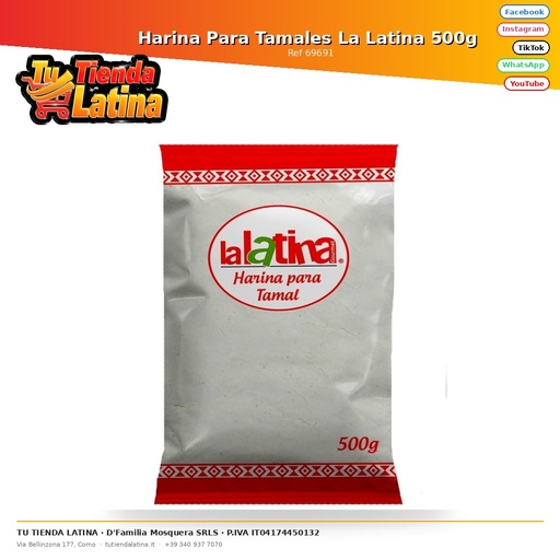 [69691] La Latina Tamale Flour 500g