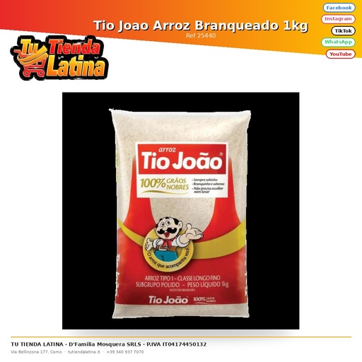 [25440] Tio Joao Branned Rice 1kg