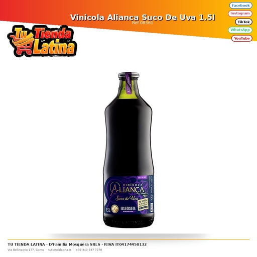 [08361] Vinicola Alianca Suco De Grape 1.5l