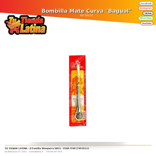 [00157] Lampadina curva opaca "Bagual".