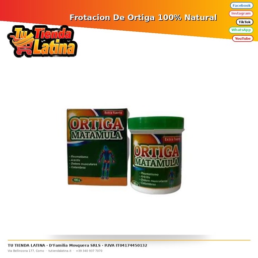 100% Natural Nettle Rub
