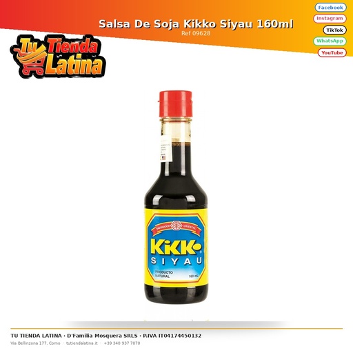 [09628] Kikko Siyau Soy Sauce 160ml