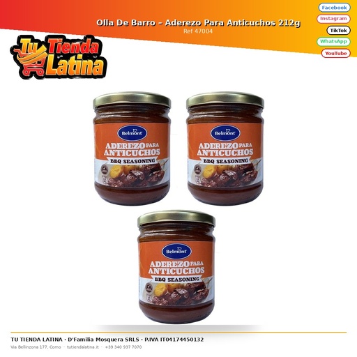 [47004] Clay Pot – Dressing for Anticuchos 212g
