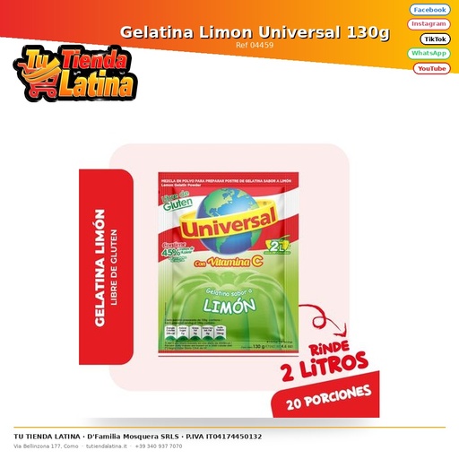 [04459] Gelatina Limon Universal 130g