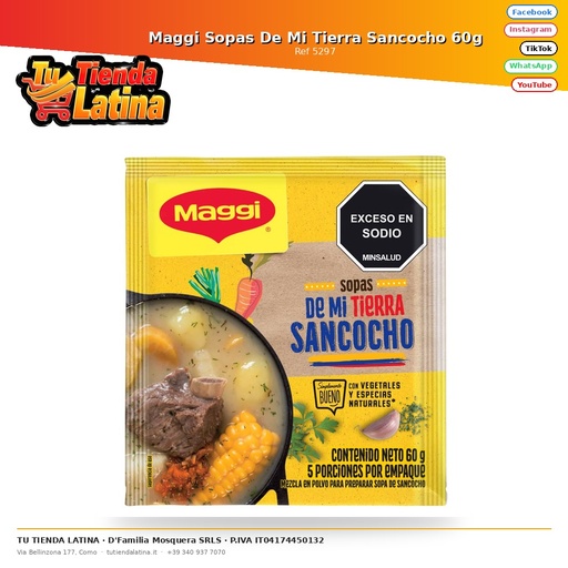 [5297] Maggi Zuppe Dalla Mia Terra Sancocho 60g
