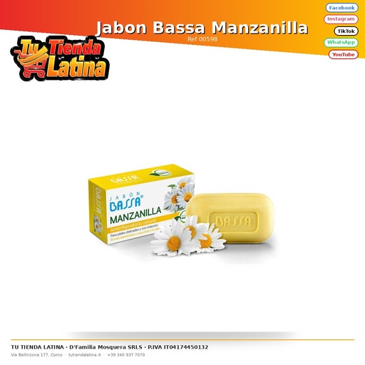 [00598] Sapone alla Camomilla Bassa