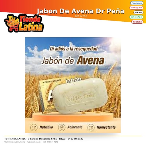 [02252] Jabon De Avena Dr Peña