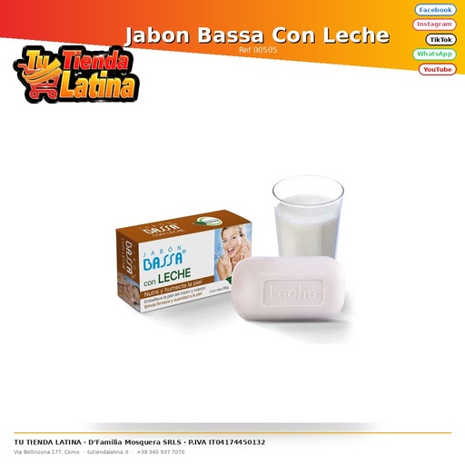 [00505] Jabon Bassa Con Leche