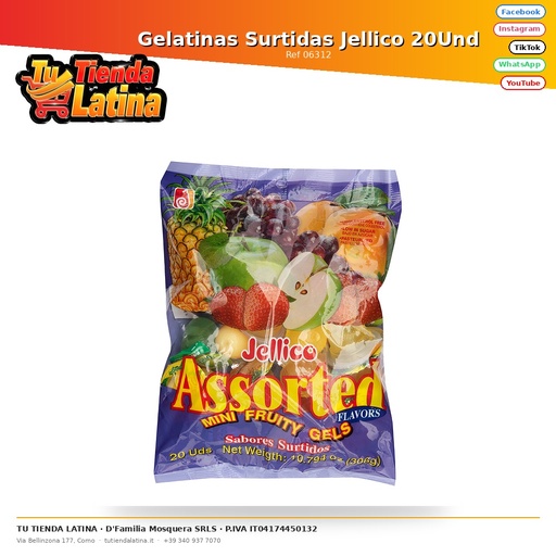 [06312] Jellico Assorted Gelatin 20 Units