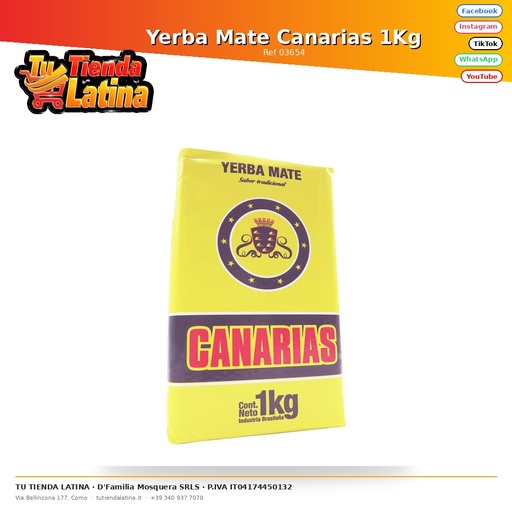 [03654] Canary Islands Yerba Mate 1Kg