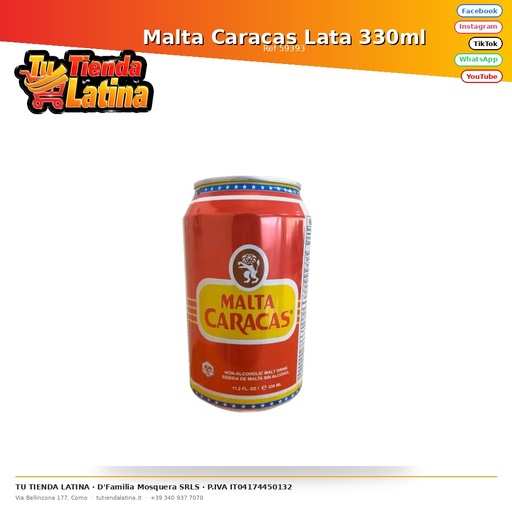 [59393] Malta Caracas Lata 330ml