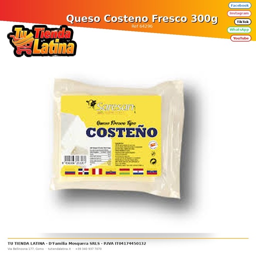 [64296] Queso Costeno Fresco 300g