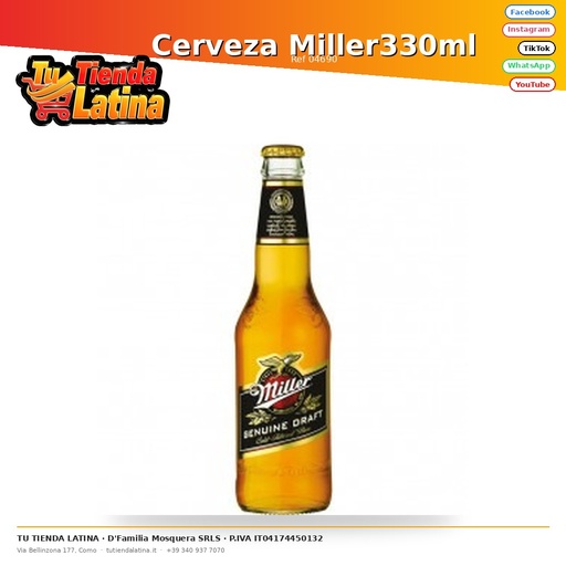 [04690] Cerveza Miller330ml