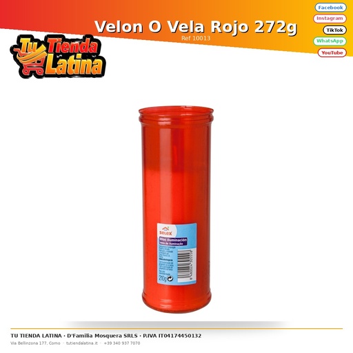 [10013] Velon O Vela Red 272g