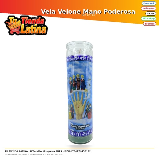 [12314] Velone Powerful Hand Candle