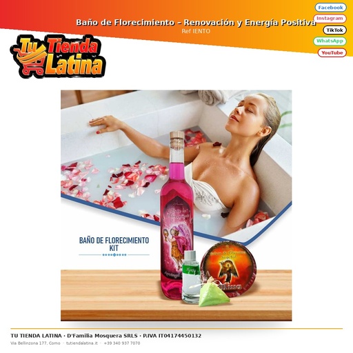 [IENTO] Blooming Bath – Renewal and Positive Energy