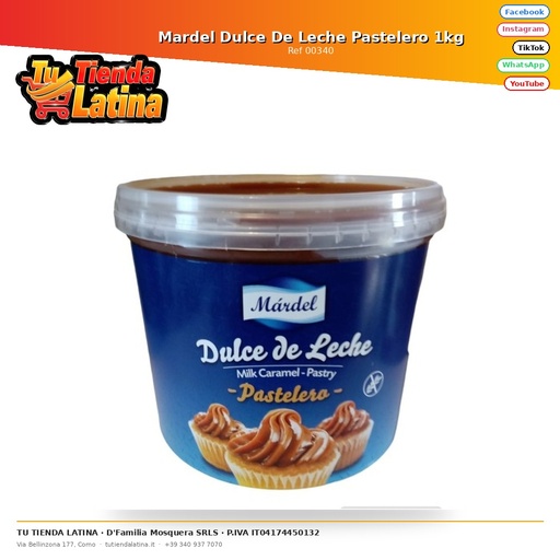 [00340] Mardel Dulce De Leche Pasticceria 1kg