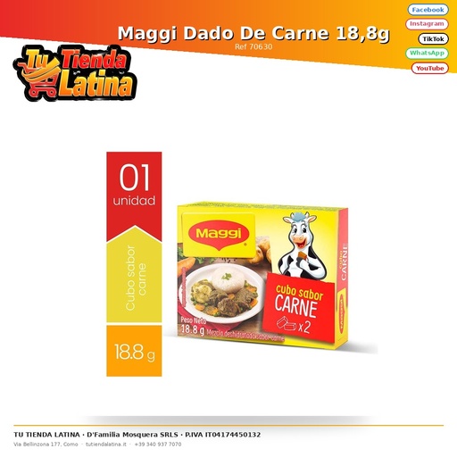 [70630] Maggi Meat Dice 18.8g