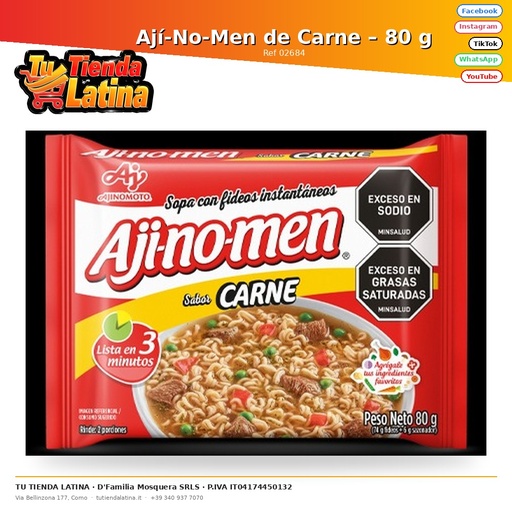 [02684] Chili-No-Men Meat – 80 g
