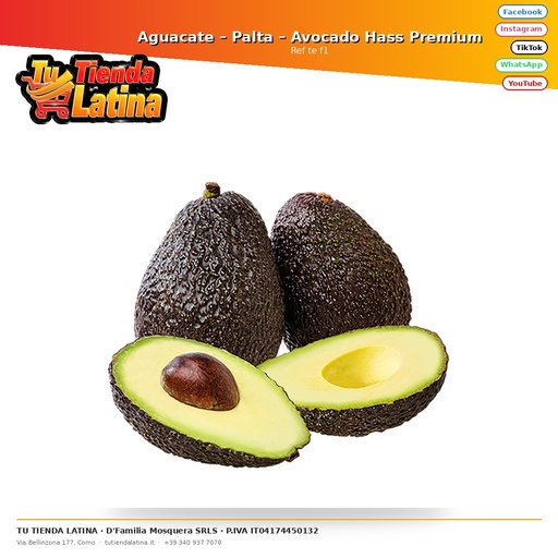 [te f1] Avocado – Palta – Avocado Hass Premium