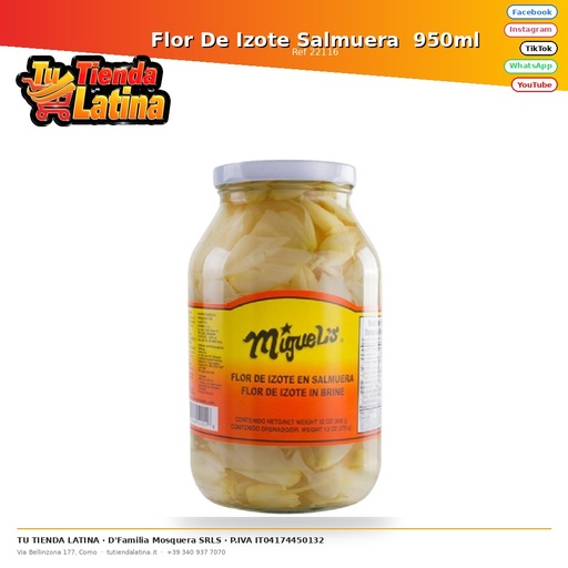[22116] Flor De Izote Salmuera  950ml
