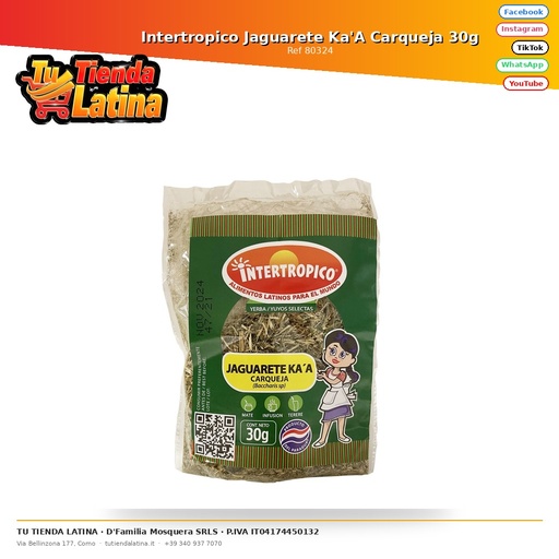 [80324] Jaguarete intertropicale Ka'A Carqueja 30g