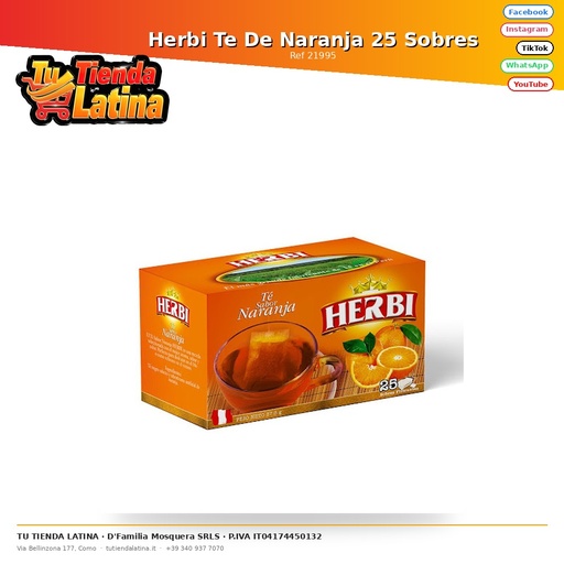 [21995] Herbi Te De Naranja 25 Sobres