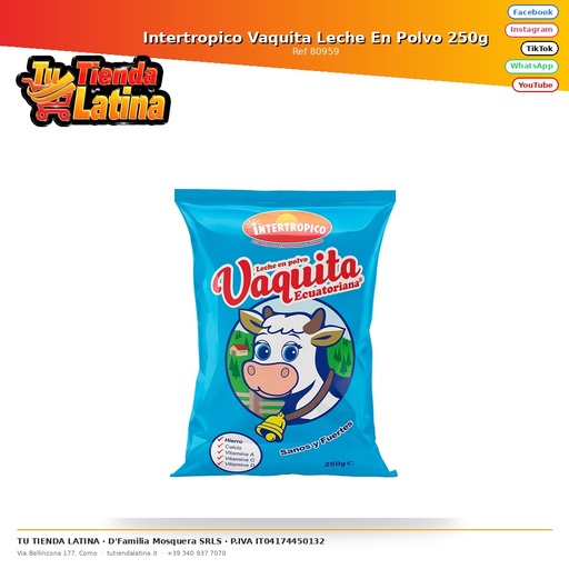 [80959] Intertropico Vaquita Milk Powder 250g