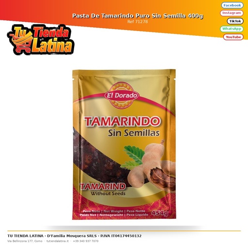 [71278] Pure Seedless Tamarind Paste 400g
