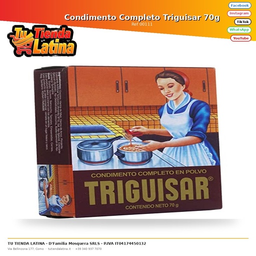 [00111] Triguisar Condimento Completo 70g