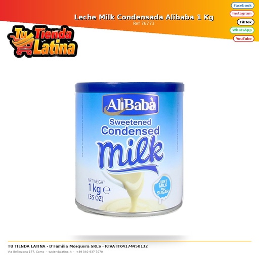 [76773] Latte Condensato Alibaba 1 Kg