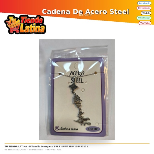 [56782] Catena in acciaio