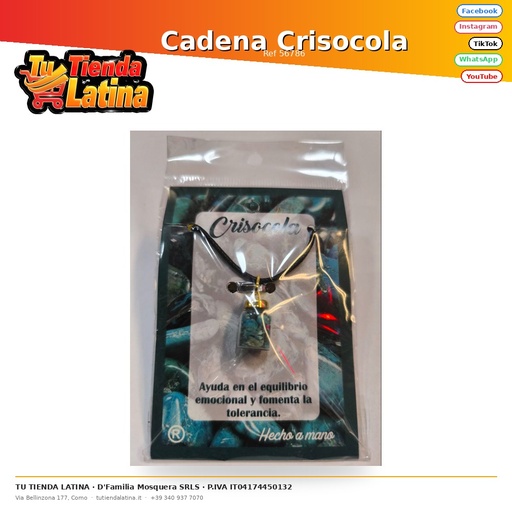 [56786] Chrysocolla Chain