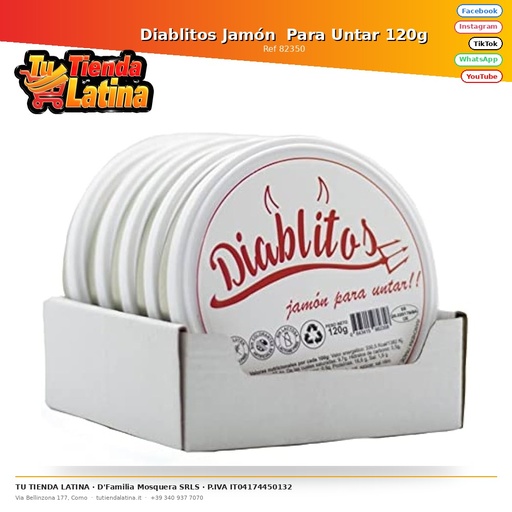 [82350] ​Diablitos Ham Spread 120g