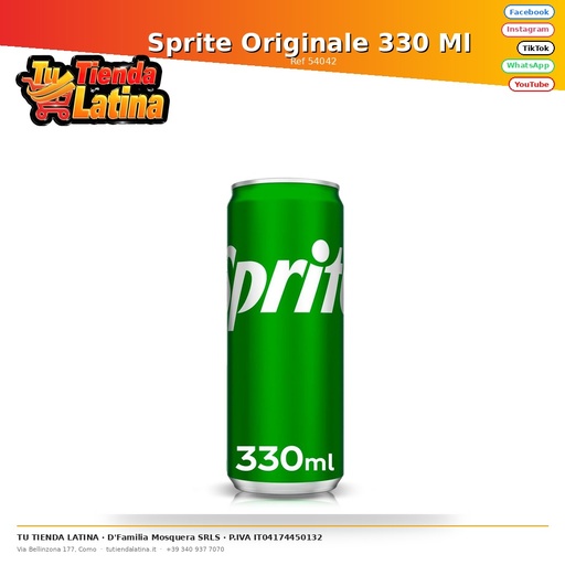 [54042] Sprite Originale 330 ml