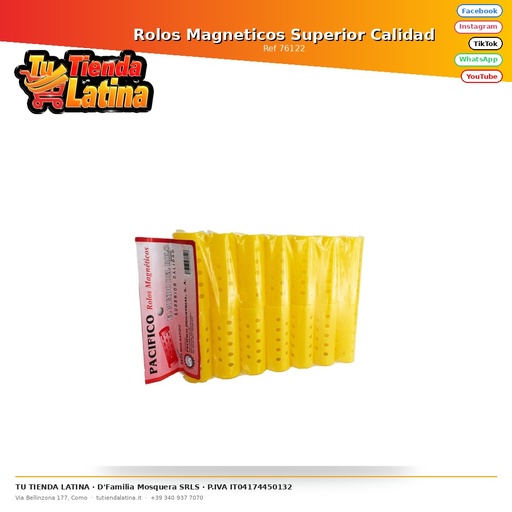 [76122] Rolos Magneticos Superior Calidad