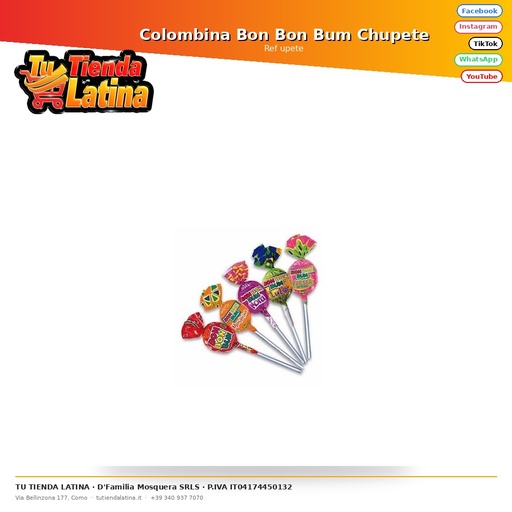 [upete] Colombina Bon Bon Bum Chupete