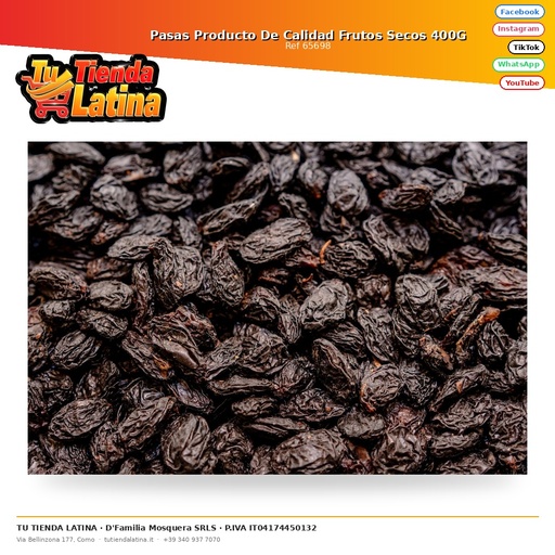 [65698] Raisins Quality Product Nuts 400G