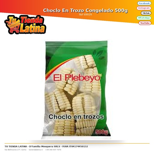 [69929] Frozen Corn in Pieces 500g
