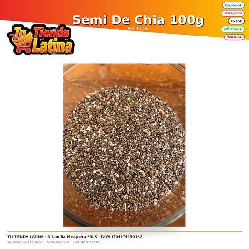 [48186] Semi di Chia 100g