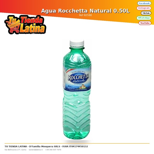 [82588] Rocchetta Natural Water 0.50L