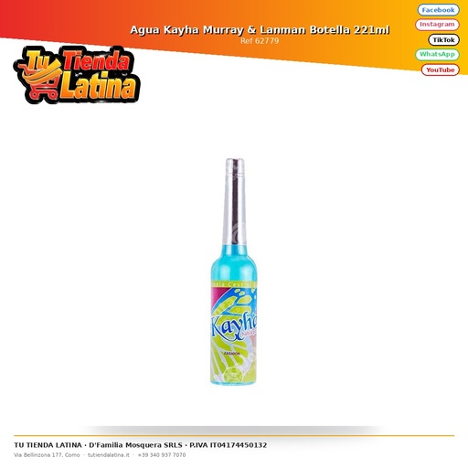 [62779] Kayha Murray & Lanman Water Bottle 221ml