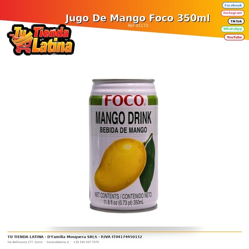 [01172] Focus Mango Juice 350ml