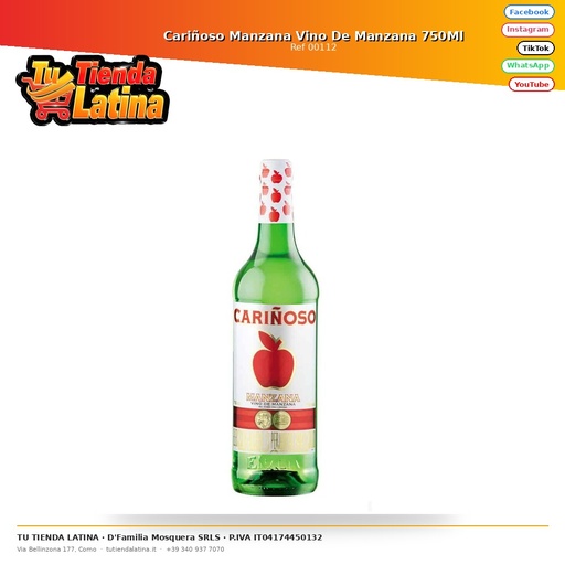 [00112] Affectionate Apple Apple Wine 750Ml